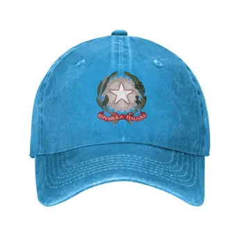 Нова бейзболна шапка с емблемата на Италия в стил пънк Унисекс от памук за възрастни, регулируем шапка за татко, дамски мъжки спортни