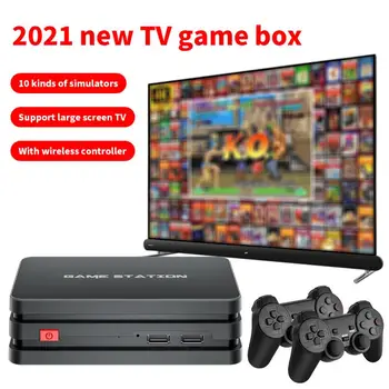 Нова Детска bmw M8 Plus PS1 GB MAME MD 10000 Ретро-Плеър За игри, Телевизионна Конзола, 3D-Рокер, Двойни Плейъри, Игрови Конзоли