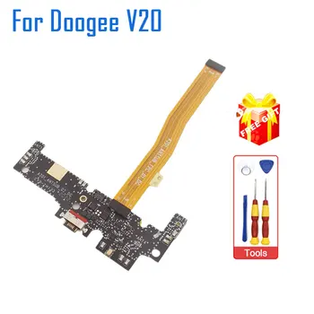 Нова Оригинална Такса DOOGEE V20 USB зарядно устройство ще захранване на База Докинг станция Такса Зарядно Пристанище С Основната Гъвкава Дънна Платка спк стартира строителни резервни Части За вашия Телефон Doogee V20