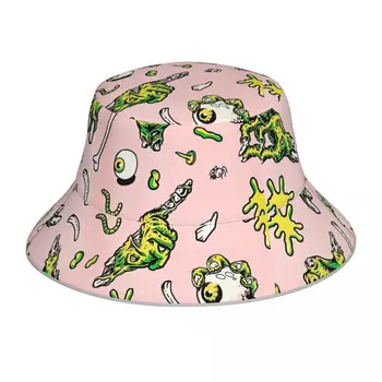 Нова Рибарска шапка Унисекс, модна шапка с кости за очите, Ветрозащитная градинска светоотражающая панама