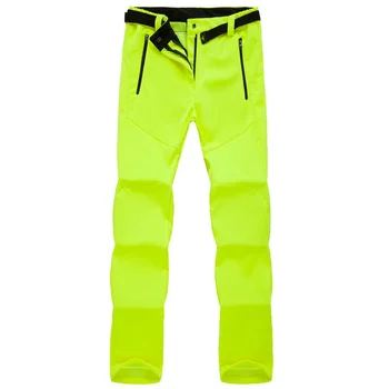 Нови Зимни дамски улични панталони, дебели флисовые спортни панталони Softshell, пешеходни ски водоустойчиви дамски панталони PM21