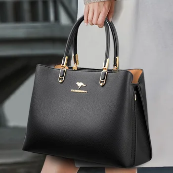 Нови луксозни дамски чанти, портмонета, маркови дизайнерски дамски чанти през рамо от изкуствена кожа, елегантни чанти-тоут
