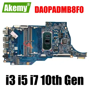 Оригинална за HP 14-DQ 14Т-DQ TPN-Q221 дънна Платка на лаптоп с процесор I3 I5 I7-10-то поколение 14-DQ DA0PADMB8F0 дънната Платка