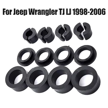 Осовите втулка, втулки за седалка, кран за дясната седалка, черна пластмаса за Jeep Wrangler TJ LJ 1998-2006, абсолютно нов здрав