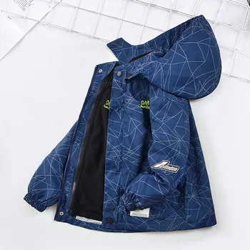 Палто за момченце cuhk child upset ски дрехи, детски дрехи за деца на новата фондация 2023 г., есен облекло, свалящ се ветрозащитная