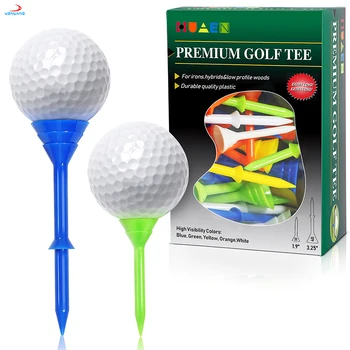 Пластмасови тениски за голф 50 бр. Актуализация Голяма чаша 83 мм Вторично използване Намалява триенето, за тренировки на играчите на голф