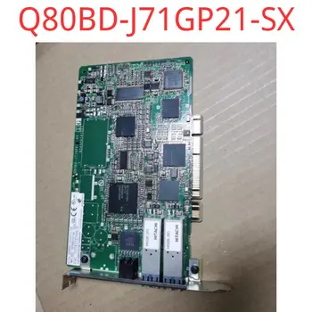 Подержанная такса връзка Q80BD-J71GP21-SX Q80BD-J71GP21-SX в реда за тестване на оптоволокну