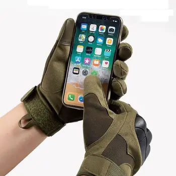Предпазни ръкавици за стрелба с докосване на дизайн, Спорт, фитнес, мотоциклети, ловни, туристически Ръкавици с пълни пръсти, тактически военни ръкавици