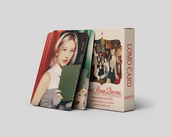 Предпродажа Kpop Idol 55 бр./компл. Lomo Card АЙВ Албум с Картички за Нова Колекция от Подаръци За Феновете на Печат на снимки