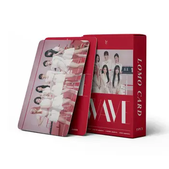 Предпродажа Kpop Idol 55 бр./компл., албум картички Lomo Card АЙВ WAVE, Новата колекция на подаръци за феновете на печат на снимки