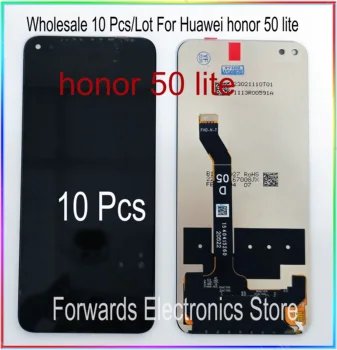 Продажба на едро на 10 бр./лот за Huawei Honor 50 Lite LCD дисплей със сензорен екран в събирането с рамка