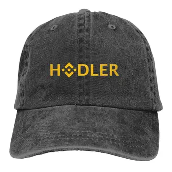 Промытая мъжка бейзболна шапка Hodler шофьор на камион възстановяване на предишното положение Caps Папина шапка Binance Coin Crypto Miners Шапки за голф