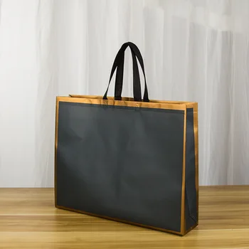 Просто модерна чанта за пазаруване, обикновена сгъваема хранителни чанти, Множество пътна еко-чанта за съхранение, Нетканая чанта с голям капацитет