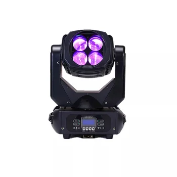 Професионален диско-осветителни тела Led DMX 4X25 W с подвижна глава Four Bee Eyes Мобилен суперлучевой лампа за DJ-оборудване