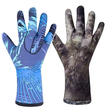 Професионални Ръкавици от естествен неопрен с дебелина 3 мм, които Предпазват от драскотини и запазване на Топлината за гмуркане, Зимно Плуване, Подводен риболов, каране на каяк, Сърф, Ръкавици