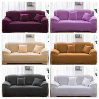 Разтеглив, калъфи за мека мебел за всекидневната, обикновен правоъгълен седалките са от ликра, калъф за диван L-образна форма, трябва да закупи 2 бр.