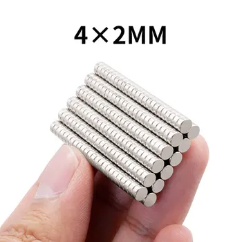 Редкоземельный постоянен магнит king силен магнит кръг D4X2mm неодимовый магнит стомана от силен магнит 4 * 2 мм