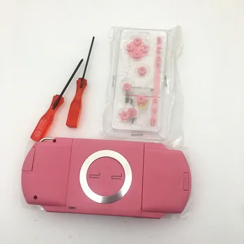 Розово Пълен Корпус във Формата На Миди С Бутони И Комплекти Отвертки За Подмяна на Конзола PSP 1000