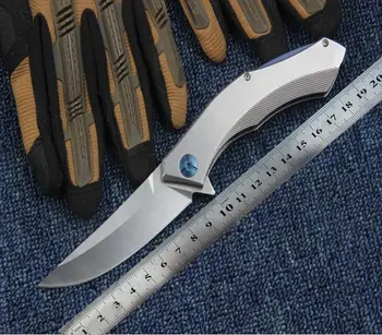 Сгъваем Нож D2 Blade Тактически Джобен Нож за Лов и Риболов EDC Инструмент за Оцеляване