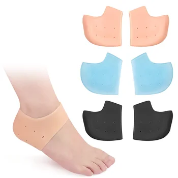 Силиконов калъф за петата защита от напукване, за улесняване на болки в петата, мъжки и женски овлажняващи чорапи със защита от напукване