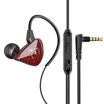 Слушалки Полезни жични слушалки с микрофон Интелигентно намаляване на шума, Слушане на музика Кабелни слушалки
