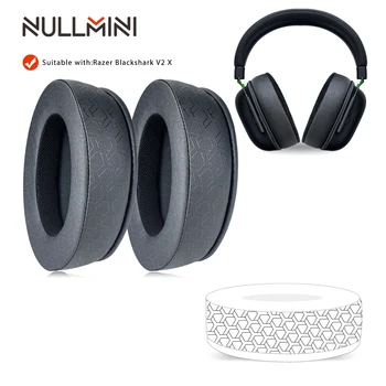 Сменяеми амбушюры NullMini за Razer Blackshark V2 X, охлаждащ гел за слушалки, ушния калъф, превръзка на главата