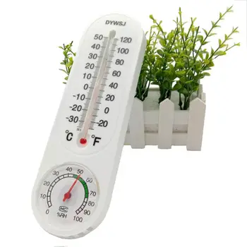 Стенен измерване на температура и влажност на въздуха, влагомер, термометър, метеорологичната станция за дома, на закрито, на открито, за оранжерии