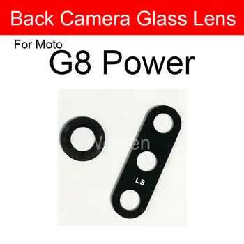 Стъклото на обектива на камерата за обратно виждане с лепило стикер за Motorola MOTO G8 Power Подмяна на лепило за стъклени лещи камера за задно виждане резервни Части за ремонт на