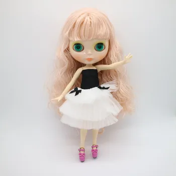 Съвместно тялото гола кукла Blyth фабричная кукла Модна кукла е Идеален за направи си САМ 20171229 розово коса