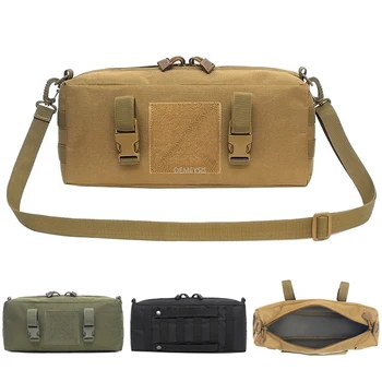 Тактически чанти Molle, здрава найлонова чанта за аксесоари за лов и стрелба 600D, чанта за еърсофт оръжия, военни отличителни чанти, скута чанти за подробности