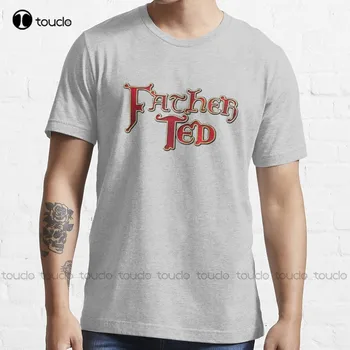 Тенденция тениска с логото на бащата на Тед, женска риза за голф, ежедневни памучни тениски с винтажным принтом на открито Направете своя дизайн Xs-5Xl Унисекс