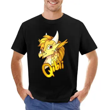 Тениска Dragon qibli wof, забавна тениска, бързосъхнеща тениска с домашен любимец принтом, тениска за момчета, мъжки дрехи