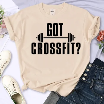 Тениска за фитнес Crossfit дамски забавна тениска с аниме дамски дрехи от аниме