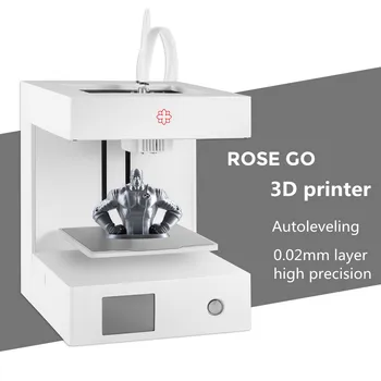 Точност ръководят 3D принтер RoseGo, направи си сам, 16-акупресура автоматично изравняване, дебелината на слоя 0,02 мм, висока инжекция поддръжка на множество материали