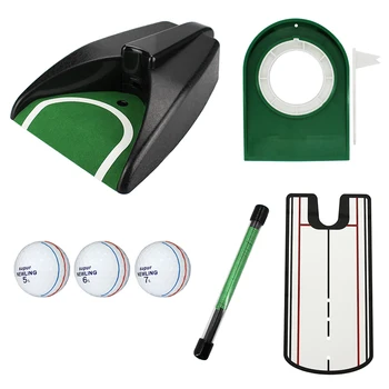 Тренажор за връщане на топка за голф, устройство за автоматично връщане на топка за голф симулатор за тренировки