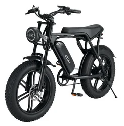 Туристически мотоциклети 1000 W 7-високоскоростен Електрически велосипед с дебели гуми, Електрически Велосипеди, 20-инчов электровелосипед, Сгъваема электровелосипед, Сняг, плаж, Планина