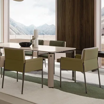 Удобна трапезария столове в скандинавски стил, дизайнерски стол за дневна, произведено балкон, Модерна италианска минималистичная мебели Sillas GPF5YH