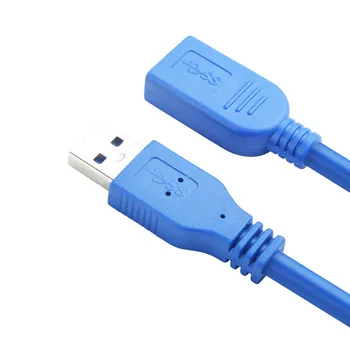 Удължителен кабел, USB 3.0 Кабел USB 3.0 A за мъже и жени, кабел за синхронизация на данни, удължен конектор кабел за принтер, КОМПЮТЪР, U-диск, твърд диск