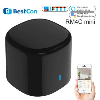 Универсален IR ключ BroadLink с дистанционно управление Bestcon RM4C Mini Smart WiFi Bluetooth Controlle Работи Алекса Google Home Асистент