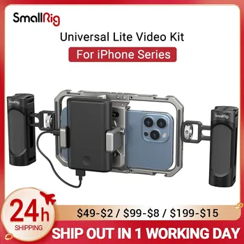Универсална поставка за телефон SmallRig, комплект за запис на видео за iPhone 13 Pro/ pro Max, калъф за кино с ръчно изземване за iPhone серия 3611