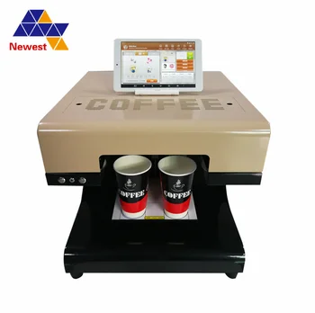 Усъвършенстван цветен принтер автоматично за художествен печат на кафе лате