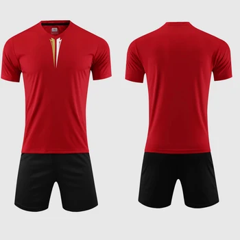 Футболна Облекло за възрастни на Едро от 100% Полиестер Футболна тениска ComfortableFootball Jersey За мъже