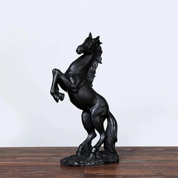 Художествена скулптура, декорация във формата на летяща коне в европейски стил, подаръци за нов дом от мед