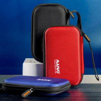 Чанта за Съхранение на KT02 Преносим Цифров Мобилен Твърд Диск, Защитен Калъф, Ударопрочная и е Защитена От Падане Чанта За съхранение с цип