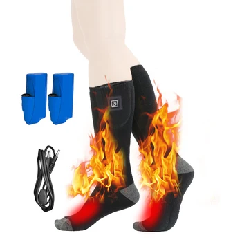 Чорапи с електрически отопляеми с батерия за мъже и жени, управление на приложението, Акумулаторна чорапи с подгряване, задвижвани от батерия, зимни чорапи, топло за краката