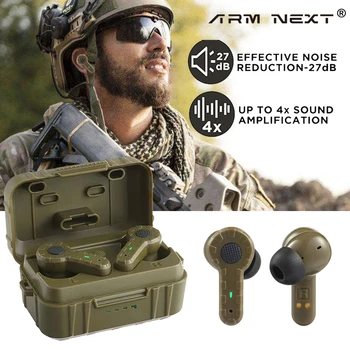 ARM NEXT-Слушалки за тактическа стрелба, тапи за уши, за промишлено оборудване, намаляване на шума, електронни тапи за уши за защита на слуха