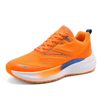 Маратонки за бягане, дишащи маратонки дантела, Удобна висококачествени мъжки обувки, марка outdoor обувки за фитнес, спортни обувки за тренировки