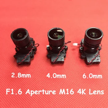 Модул камера с бленда 4K F1.6, планина M16, инфрачервен филтър, 2,8 мм, 4 мм, 6 мм, видео рекордер, ИНФРАЧЕРВЕН ключ за наблюдение с камери