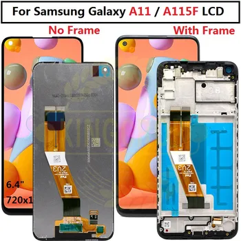 Оригинален за samsung A11 LCD дисплей с панел За Samsung Galaxy A11 LCD дисплей с сензорен екран възли За Samsung A115F A115F/DS Lcd