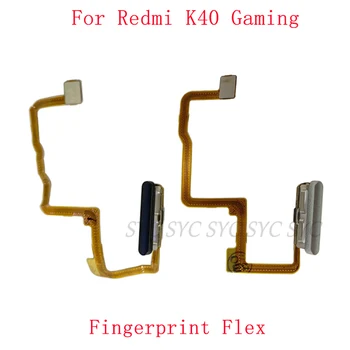 Оригиналната бутон сензор за пръстови отпечатъци, гъвкав кабел за Xiaomi Redmi K40, детска клавиш за включване, сензорен датчик, резервни части за скенер